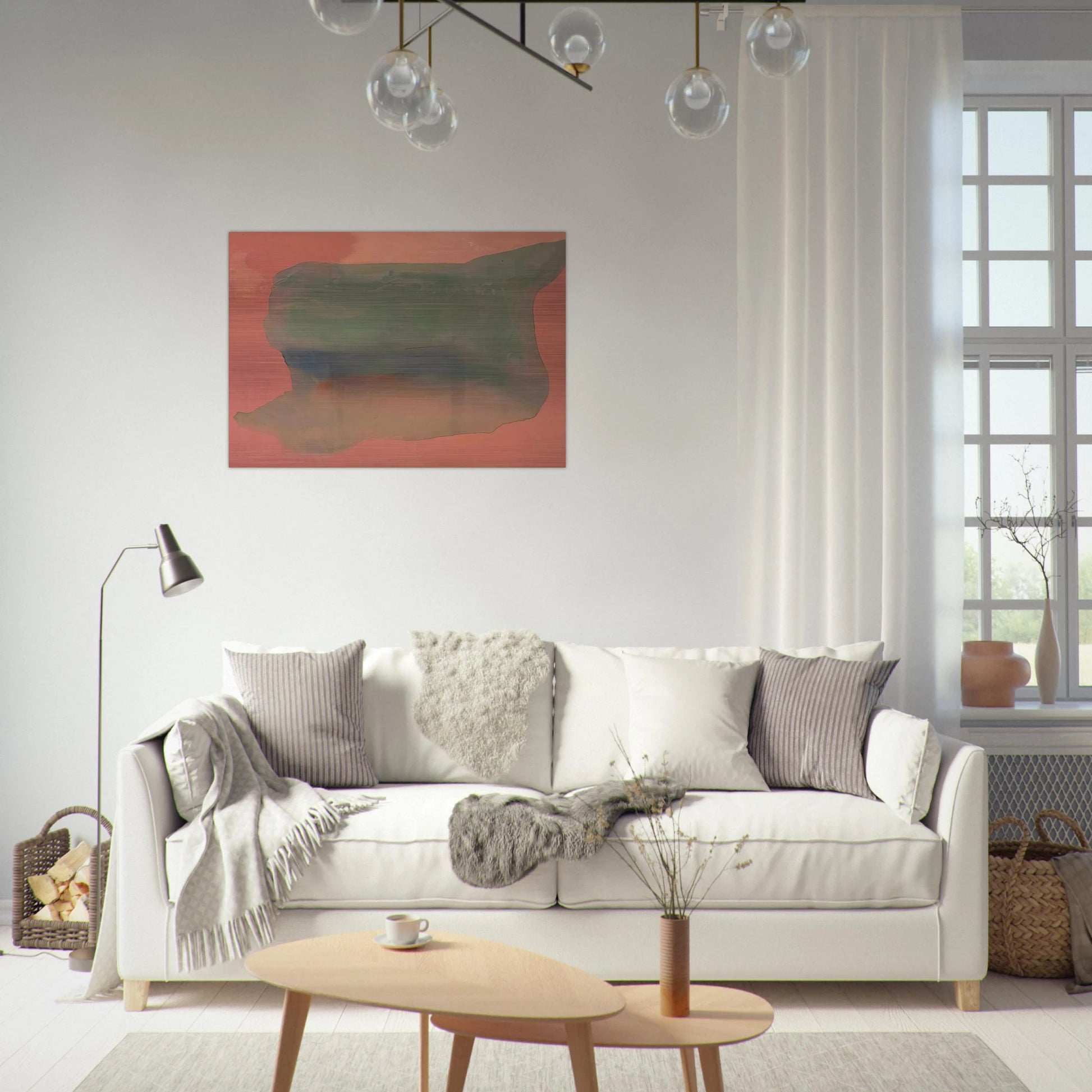 Yearning - 1973 - Helen Frankenthaler Brushed Aluminum Print - 70x100 cm / 28x40 inches | Helen Frankenthaler Aluminum Print | Helen Frankenthaler Prints