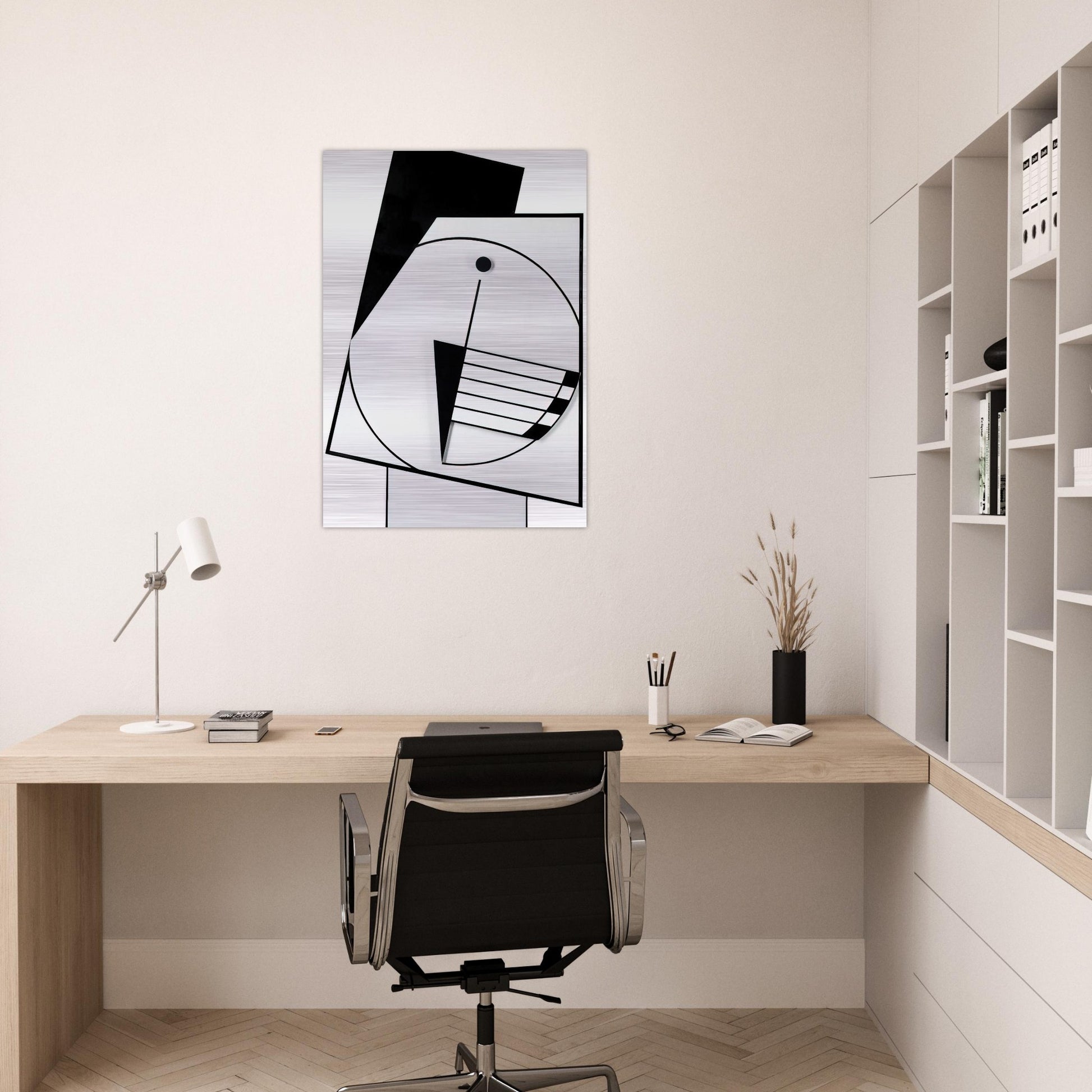 Rythme 3 - 1995 - Carmelo Arden Quin Brushed Aluminum Print - 70x100 cm / 28x40 inches | Carmelo Arden Quin Aluminum Print | Carmelo Arden Quin Prints
