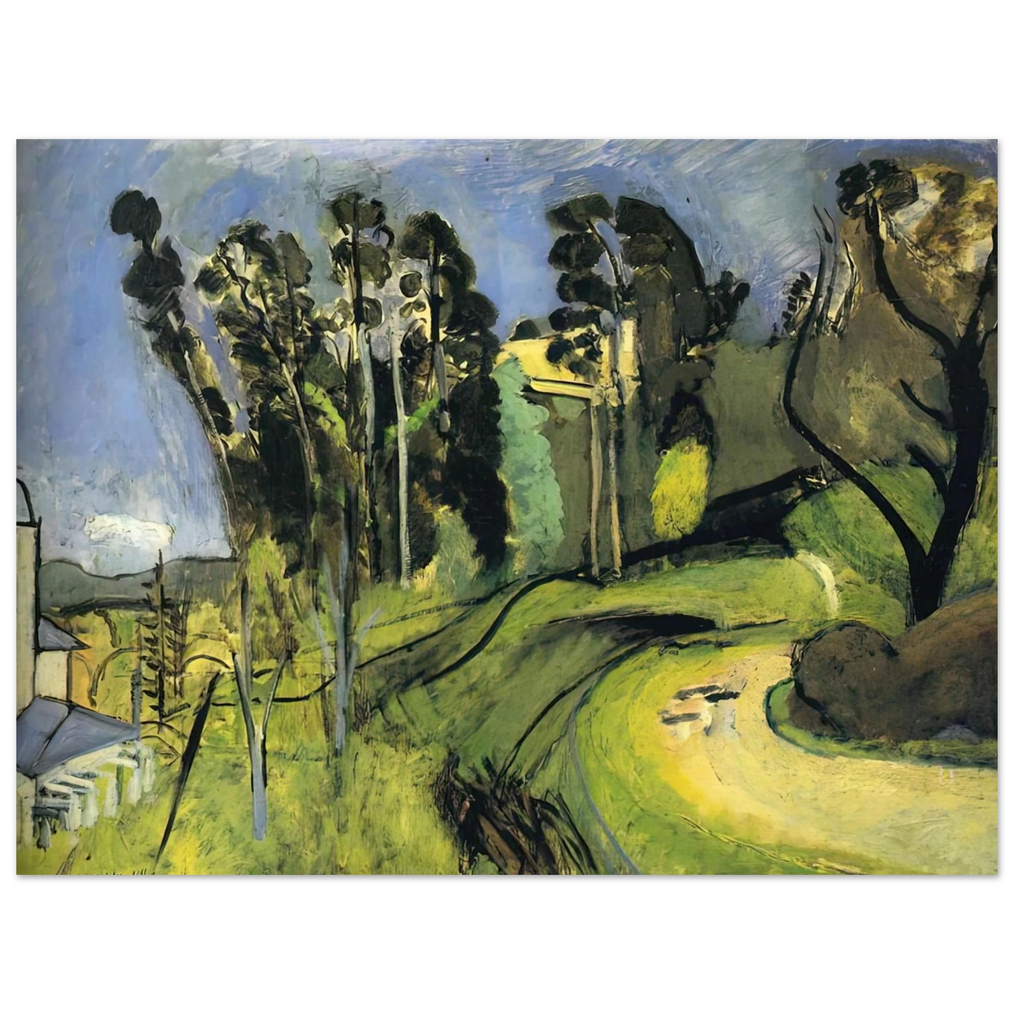 Henri Matisse - MONTALBAN LANDSCAPE 1918  75x100 cm / 30x40inches Fine Art Poster