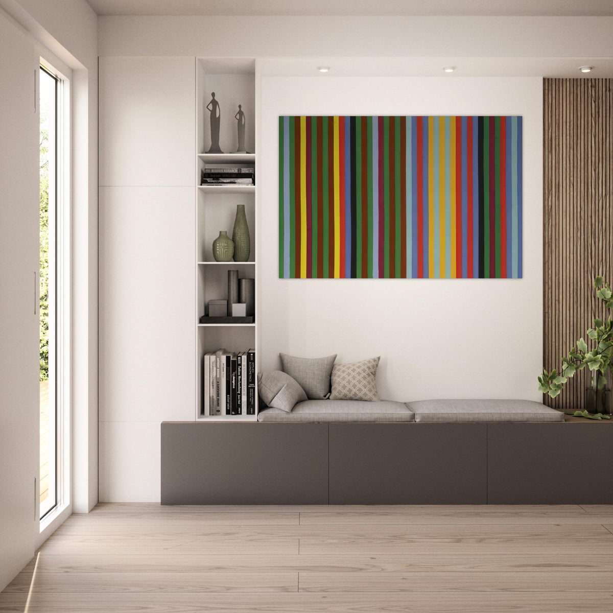 Circus Sounds - 1967 - Gene Davis Art Prints - 100x150 cm / 40x60″ inches | Gene Davis Poster | Gene Davis Prints
