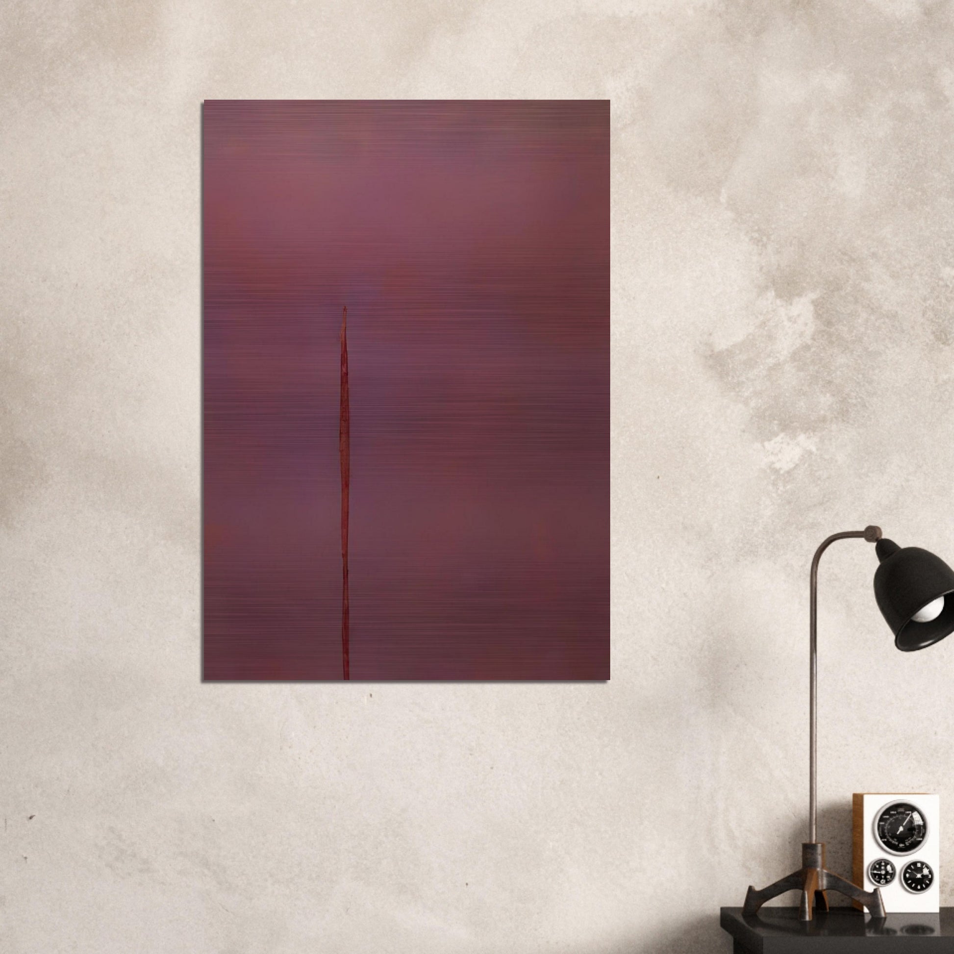 Untitled - 1971 - Theodoros Stamos Brushed Aluminum Print - 70x100 cm / 28x40 inches | Theodoros Stamos Aluminum Print | Theodoros Stamos Prints