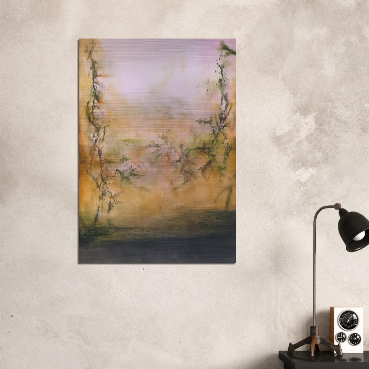 25 5 2001 2001 - Zao Wou-Ki Brushed Aluminum Print - 70x100 cm / 28x40 inches | Zao Wou-Ki Aluminum Print | Zao Wou-Ki Prints