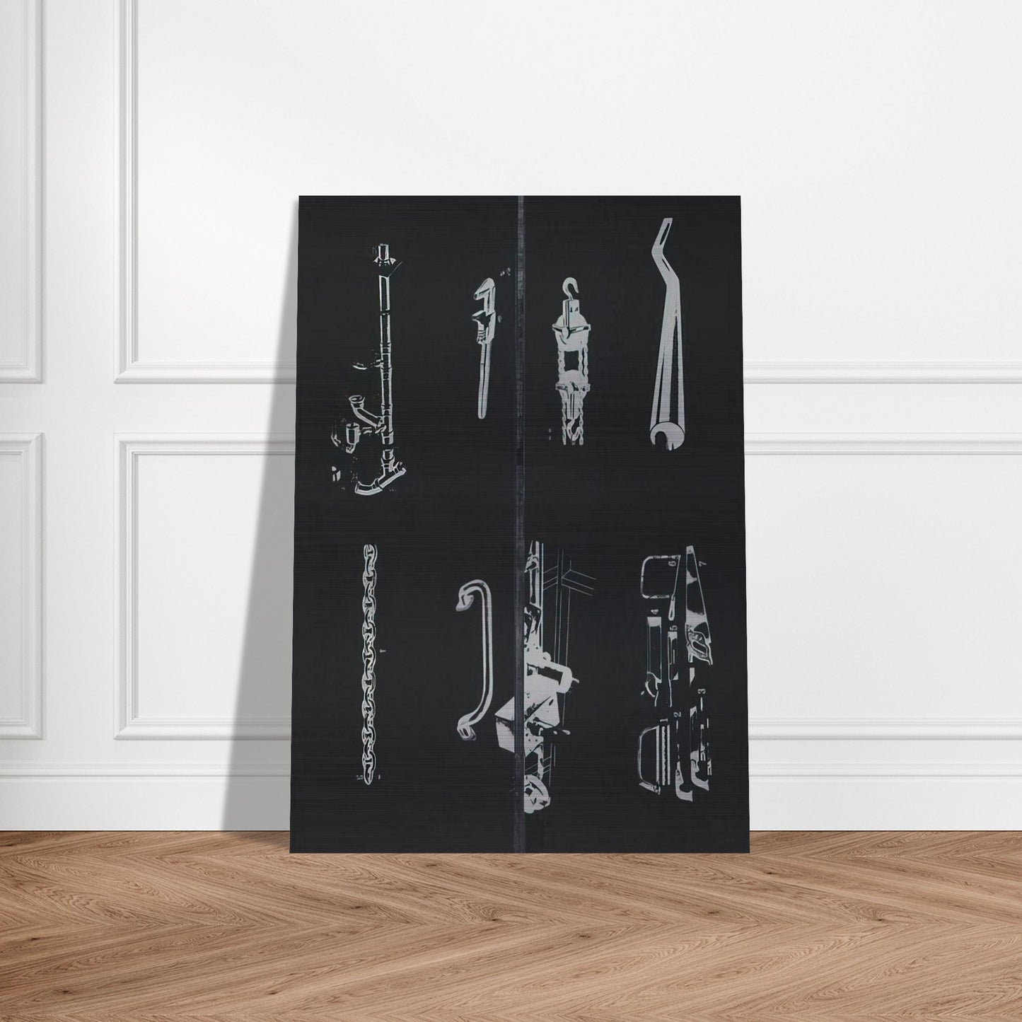 TOOL BOX 1 1966 - Jim Dine Brushed Aluminum Print - 70x100 cm / 28x40 inches | Jim Dine Aluminum Print | Jim Dine Prints