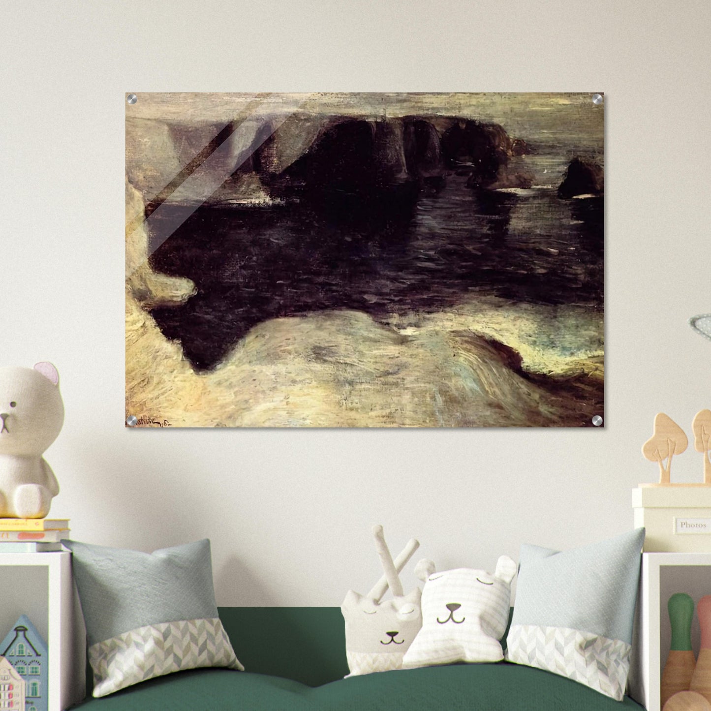 SEASCAPE AT GOULPHAR 1896 - Henri Matisse Acrylic Print - 70x100 cm / 28x40″ inches | Henri Matisse Wall Art | Henri Matisse Prints