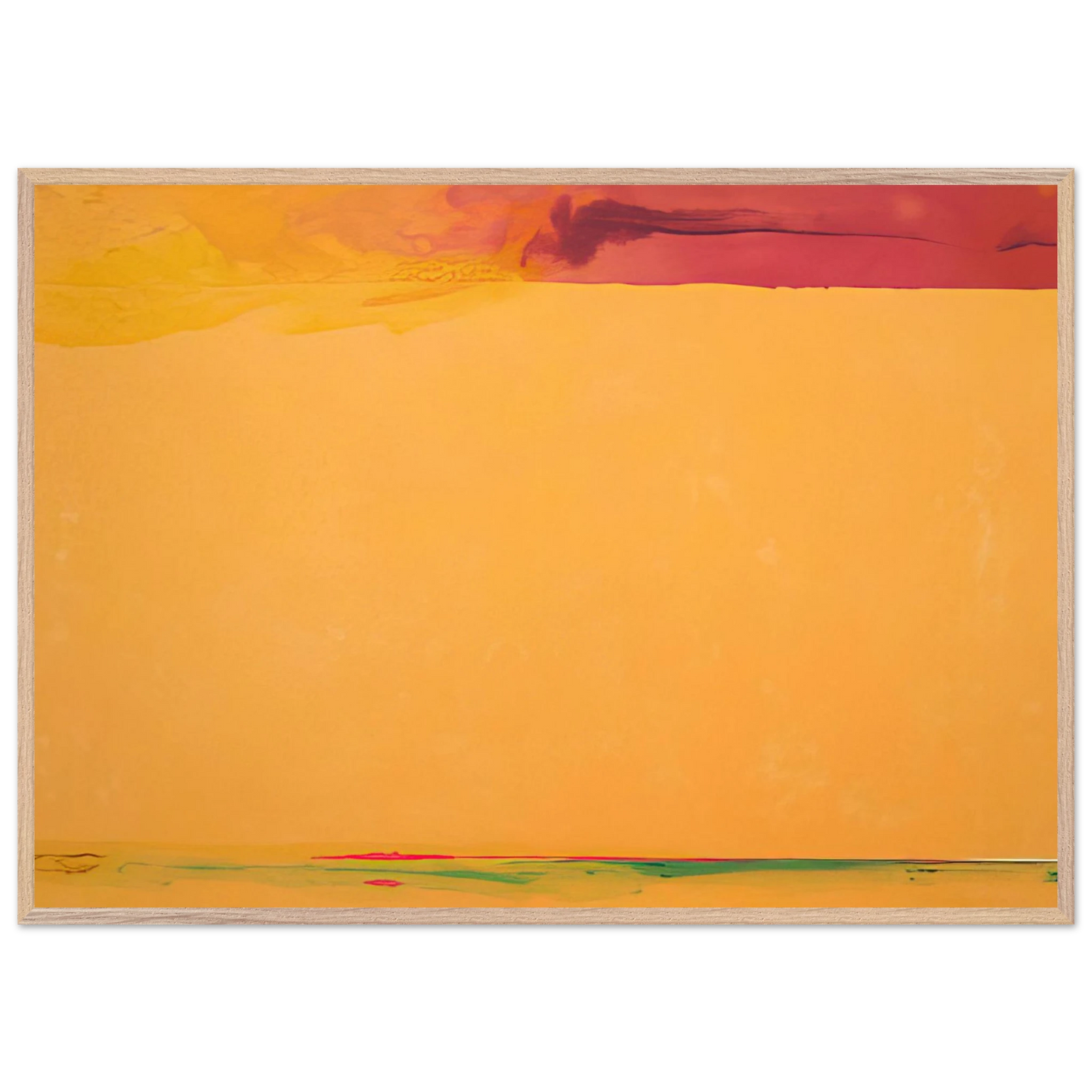 Helen Frankenthaler - Southern Exposure - 2005 Wall art - 40x50 cm / 16x20 inches - Premium Wooden Framed Poster With Fine Art Paper-canvas - Black frame