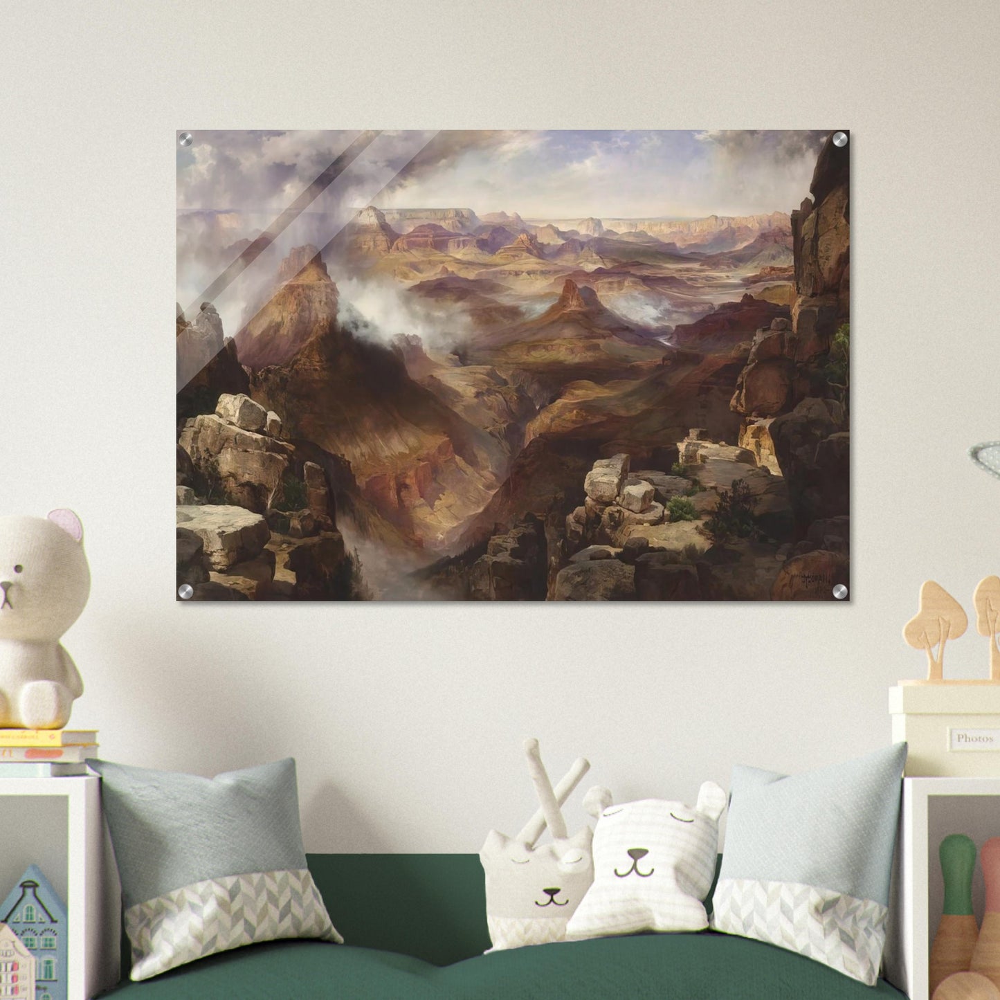 Grand Canyon of the Colorado River - Thomas Moran Acrylic Print - 70x100 cm / 28x40″ inches
