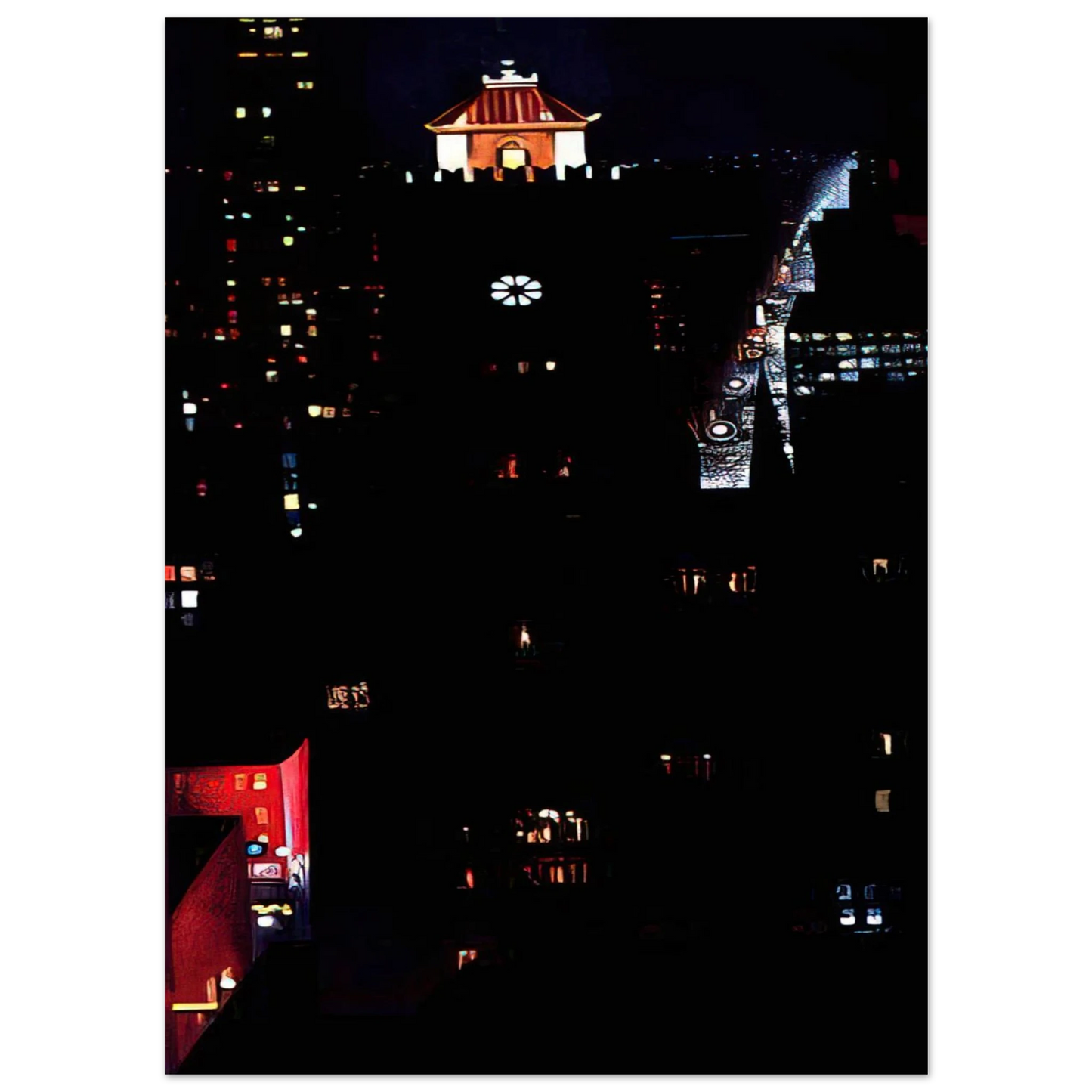 Georgia O'Keeffe - New York Night Fine Art Poster
