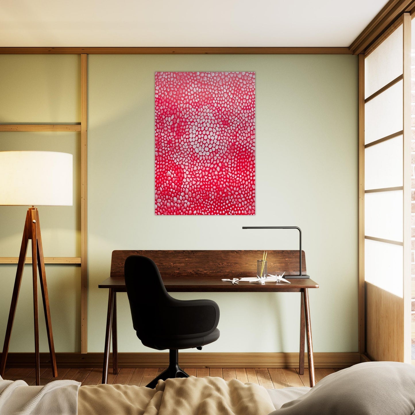SUNLIGHT 1998 - Yayoi Kusama Brushed Aluminum Print - 70x100 cm / 28x40 inches | Yayoi Kusama Aluminum Print | Yayoi Kusama Prints