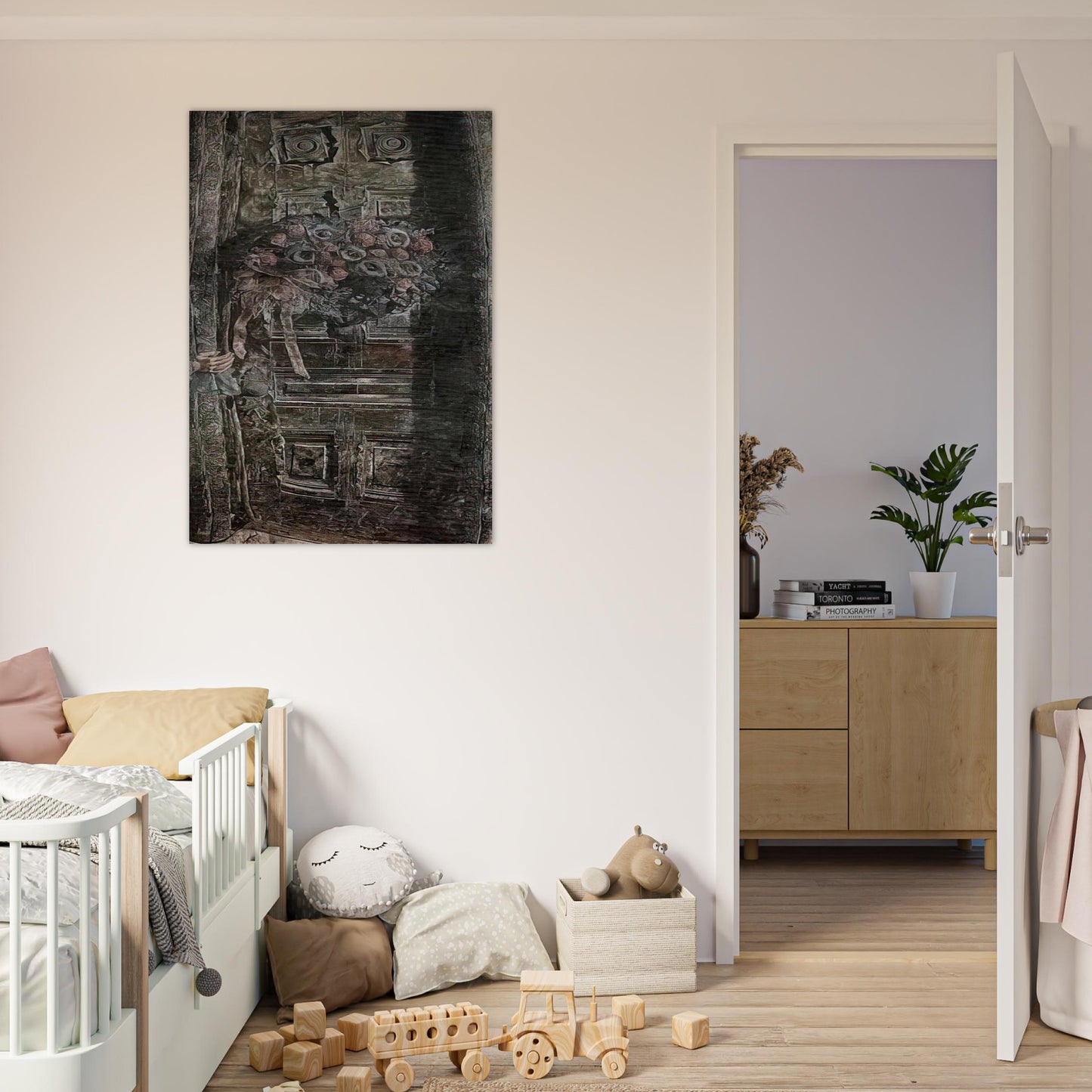 THE DOOR 1941 - Ivan Albright Brushed Aluminum Print - 70x100 cm / 28x40 inches | Ivan Albright Aluminum Print | Ivan Albright Prints