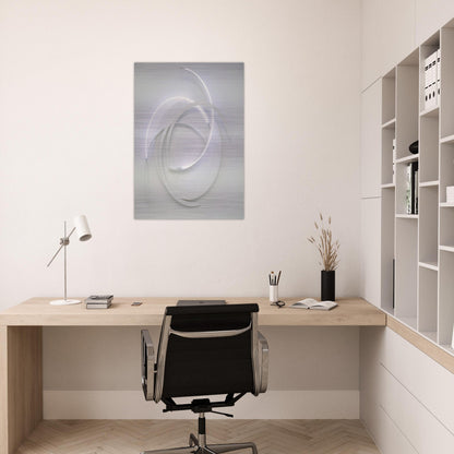 Lunatique compact n° 3 - 1996 - Francois Morellet Brushed Aluminum Print - 70x100 cm / 28x40 inches | Francois Morellet Aluminum Print | Francois Morellet Prints
