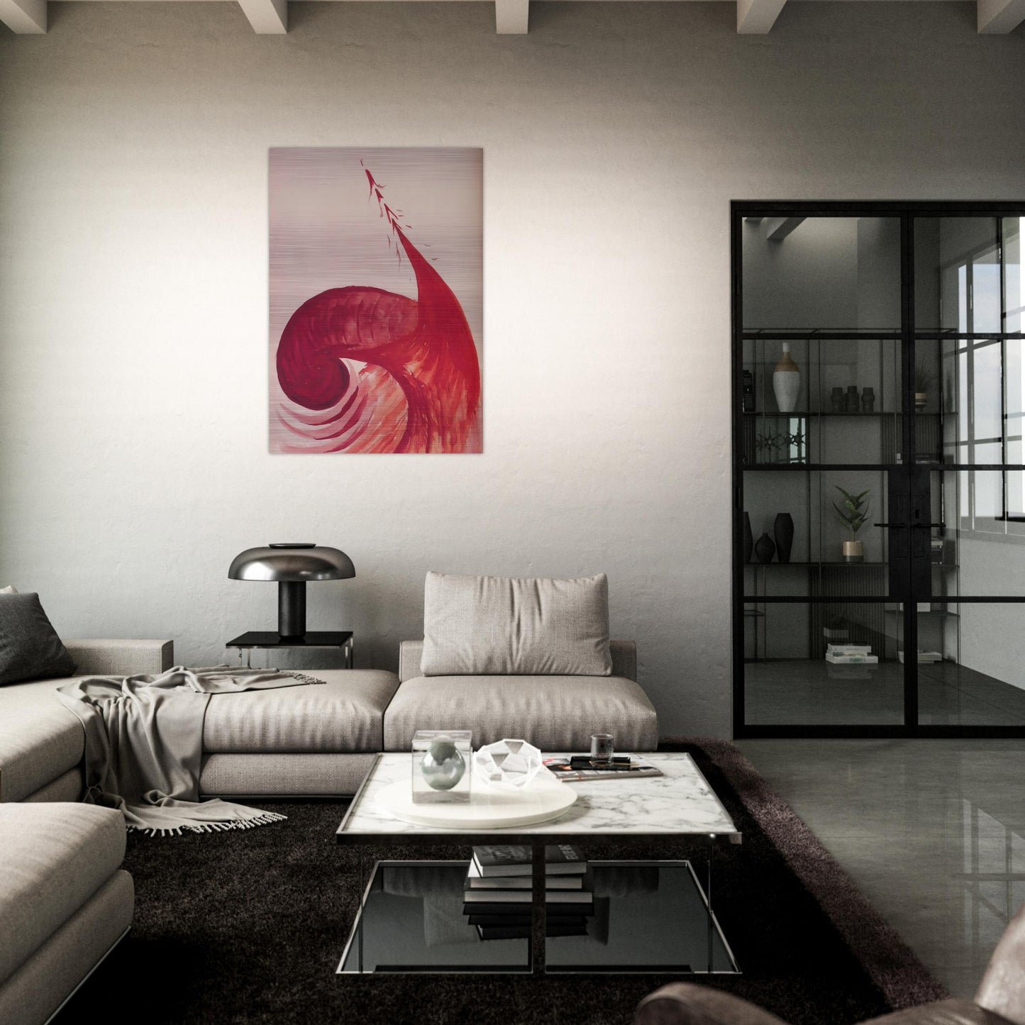 Lo Spirito - 1930 Italy - Benedetta Cappa Brushed Aluminum Print - 70x100 cm / 28x40 inches | Benedetta Cappa Aluminum Print | Benedetta Cappa Prints