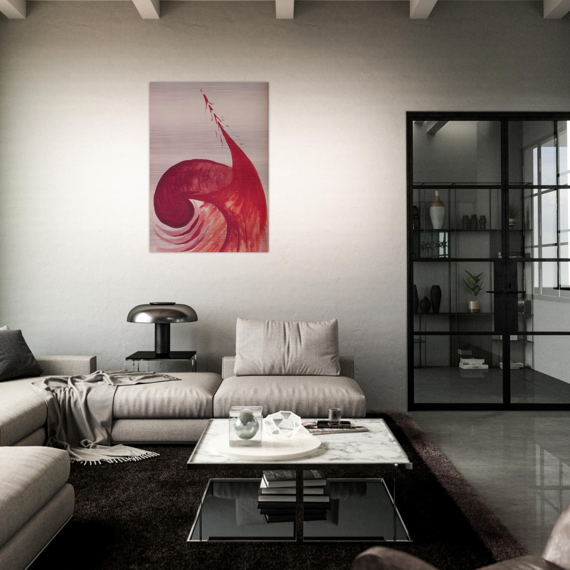 Lo Spirito - 1930 Italy - Benedetta Cappa Brushed Aluminum Print - 70x100 cm / 28x40 inches | Benedetta Cappa Aluminum Print | Benedetta Cappa Prints