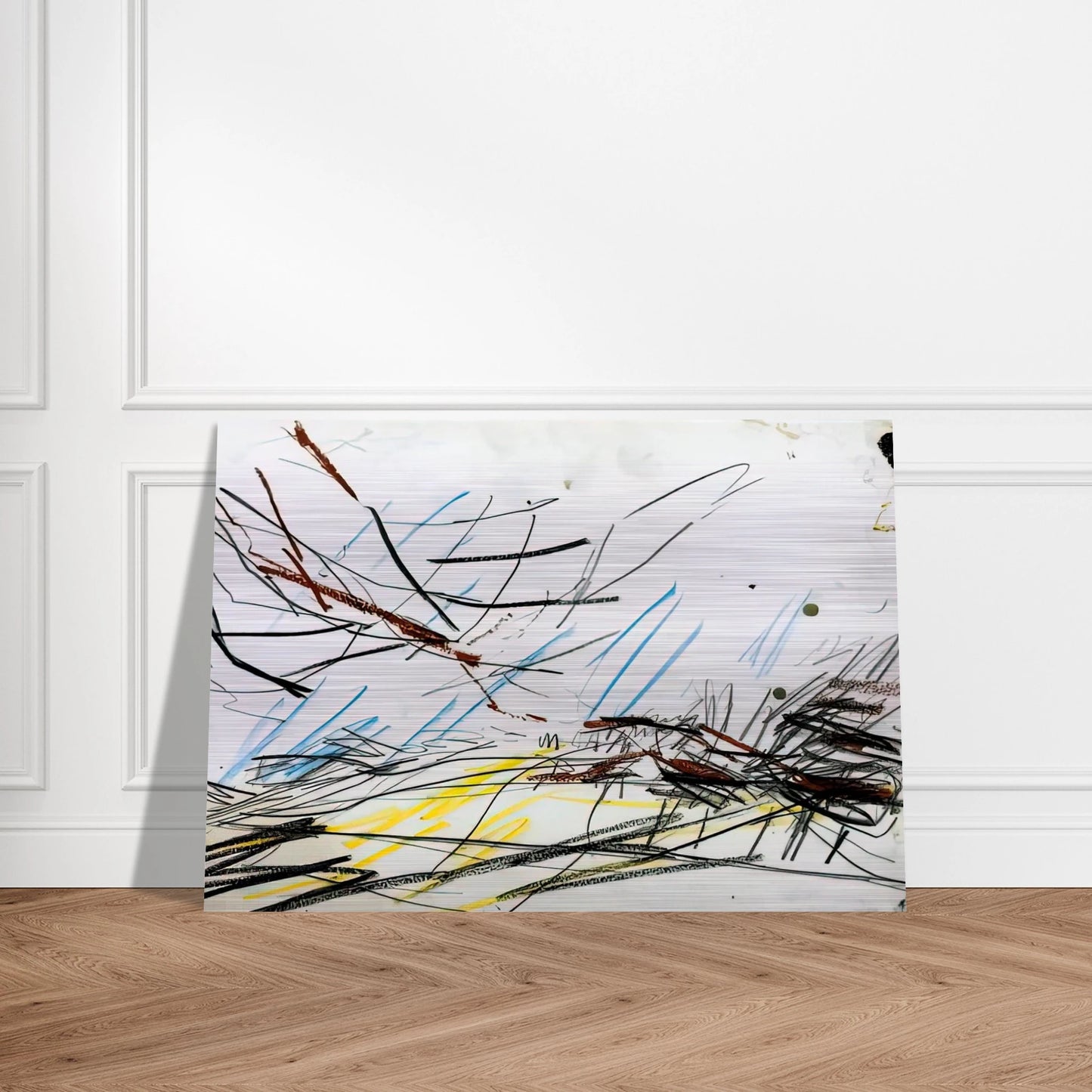 WORKING DRAWING FOR PRIMROSE HILL 1 - Frank Auerbach Brushed Aluminum Print - 70x100 cm / 28x40 inches | Frank Auerbach Aluminum Print | Frank Auerbach Prints