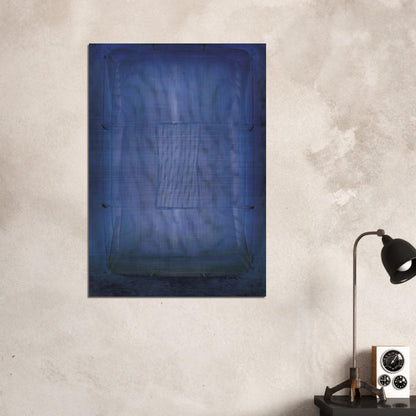 Azul - Art Informel - Manuel Rivera Brushed Aluminum Print - 70x100 cm / 28x40 inches | Manuel Rivera Aluminum Print | Manuel Rivera Prints