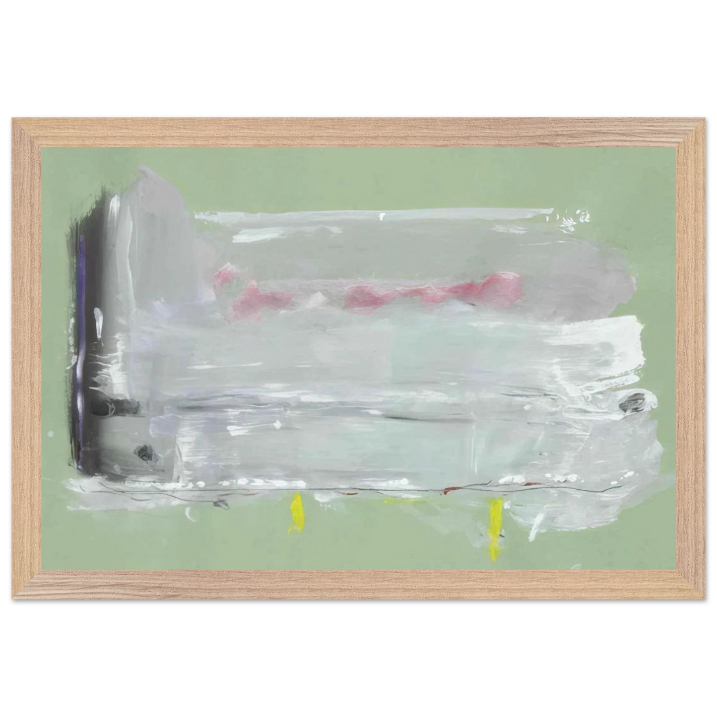 Helen Frankenthaler - Untitled - 1984 Wall art - A1 (59.4 x 84.1  cm) - Fine Art Poster-canvas - -