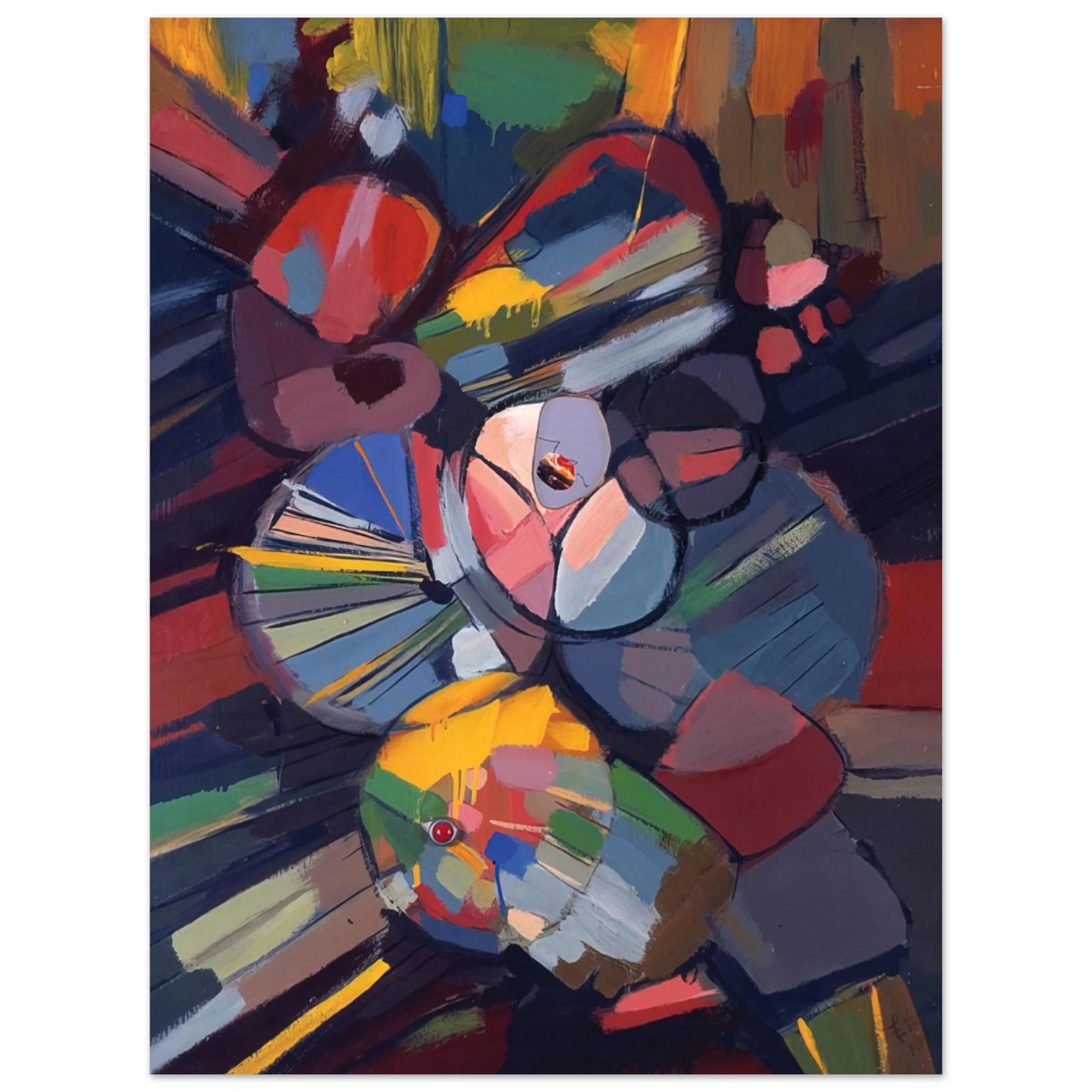 Gebre Kristos Desta - Crystalline - 1975  75x100 cm / 30x40inches Fine Art Poster