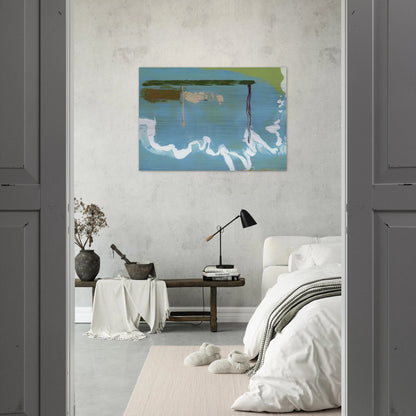 Skywriting - 1997 - Helen Frankenthaler Brushed Aluminum Print - 70x100 cm / 28x40 inches | Helen Frankenthaler Aluminum Print | Helen Frankenthaler Prints