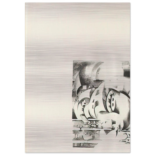 ELEVENTH STONE 1970 - Lee Bontecou Brushed Aluminum Print - 70x100 cm / 28x40 inches | Lee Bontecou Aluminum Print | Lee Bontecou Prints