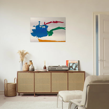 Italian Beach, 1960- - Helen Frankenthaler Brushed Aluminum Print - 70x100 cm / 28x40 inches | Helen Frankenthaler Aluminum Print | Helen Frankenthaler Prints