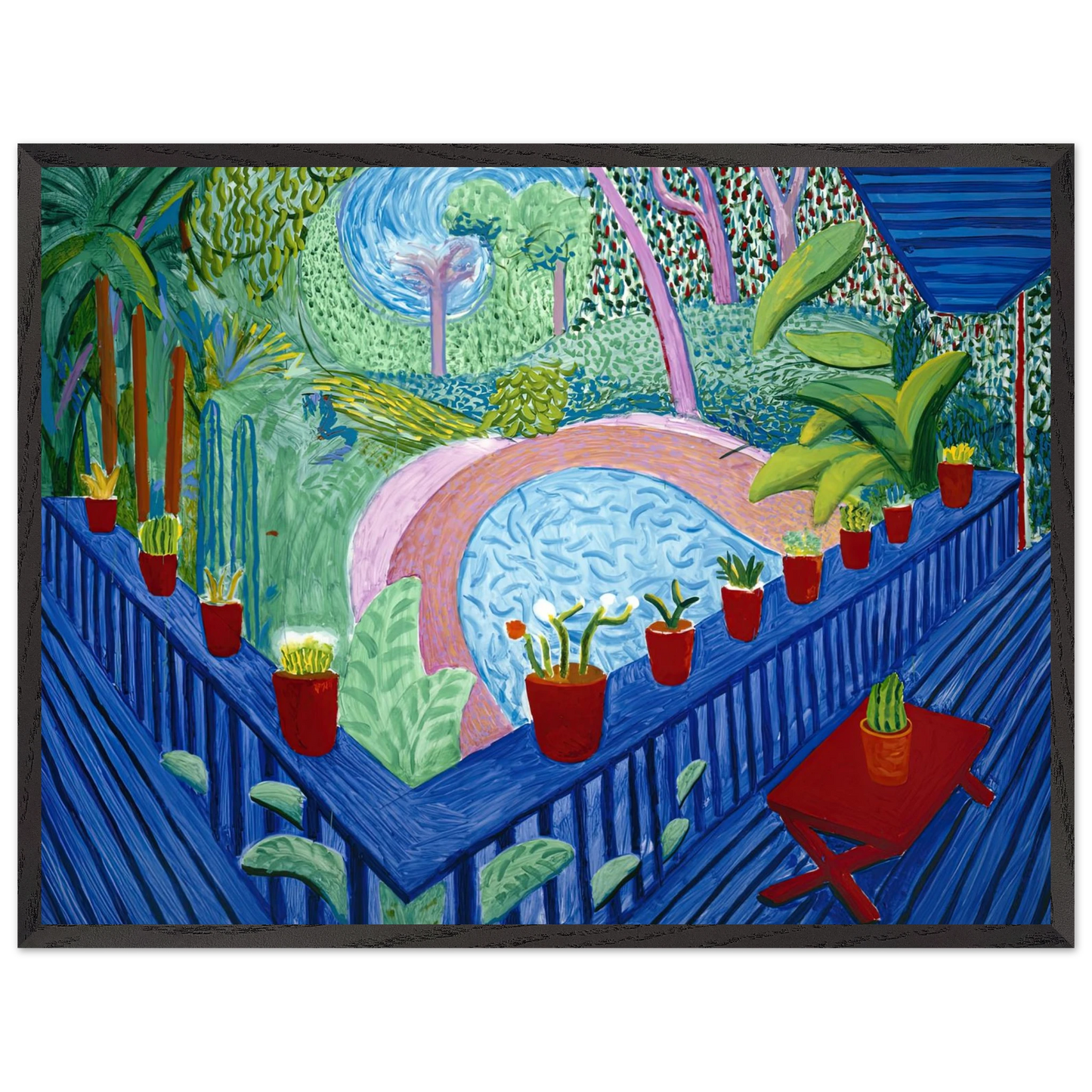 David Hockney - David Hockney Wall art - 30x40 cm / 12x16 inches - Fine Art Poster-canvas - -