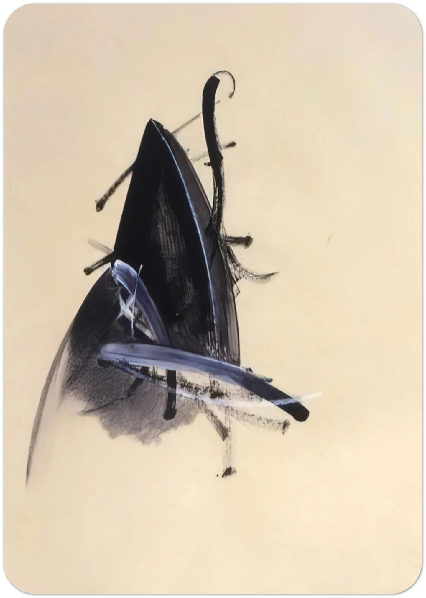 Jay DeFeo/BIG/Untitled Jewelry Series By Jay DeFeo Pack of 10 Post Cards | Jay DeFeo Post Cards | A6 (10.5 x 14.8 cm) - 4.1 x 5.8 inches