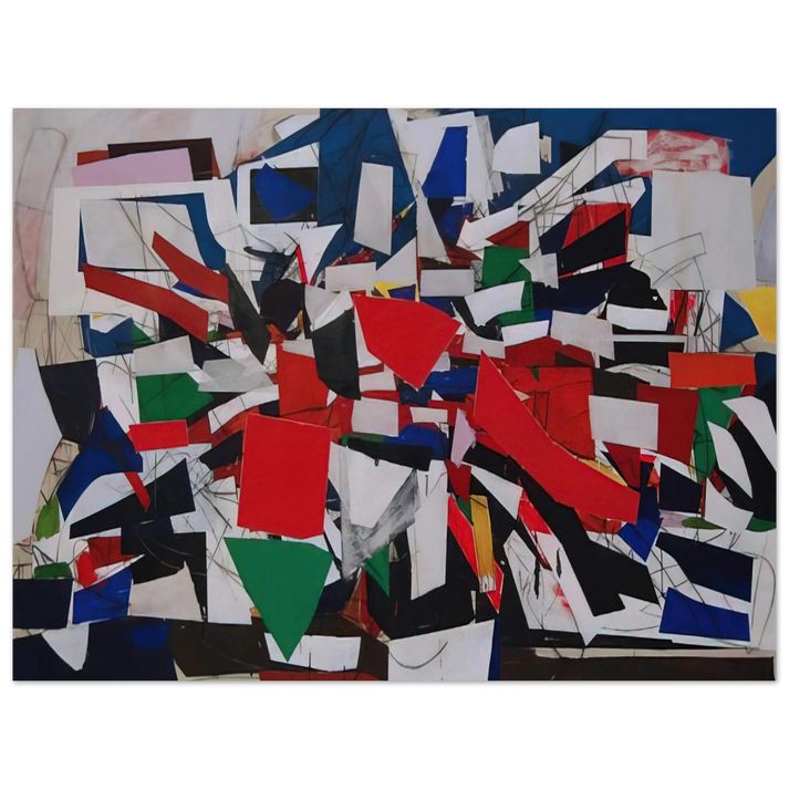 Robert Goodnough - Struggle - 1967  75x100 cm / 30x40inches Fine Art Poster