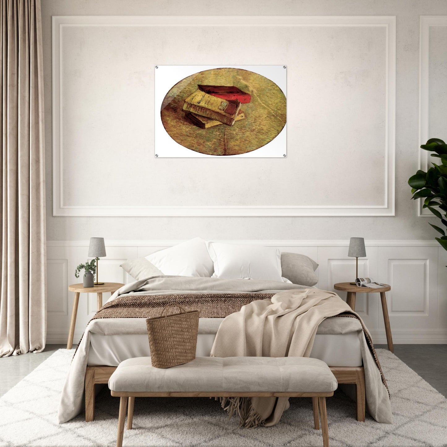 Still Life with Three Books - Vincent van Gogh Acrylic Print - 70x100 cm / 28x40″ inches | Vincent van Gogh Wall Art | Vincent van Gogh Prints