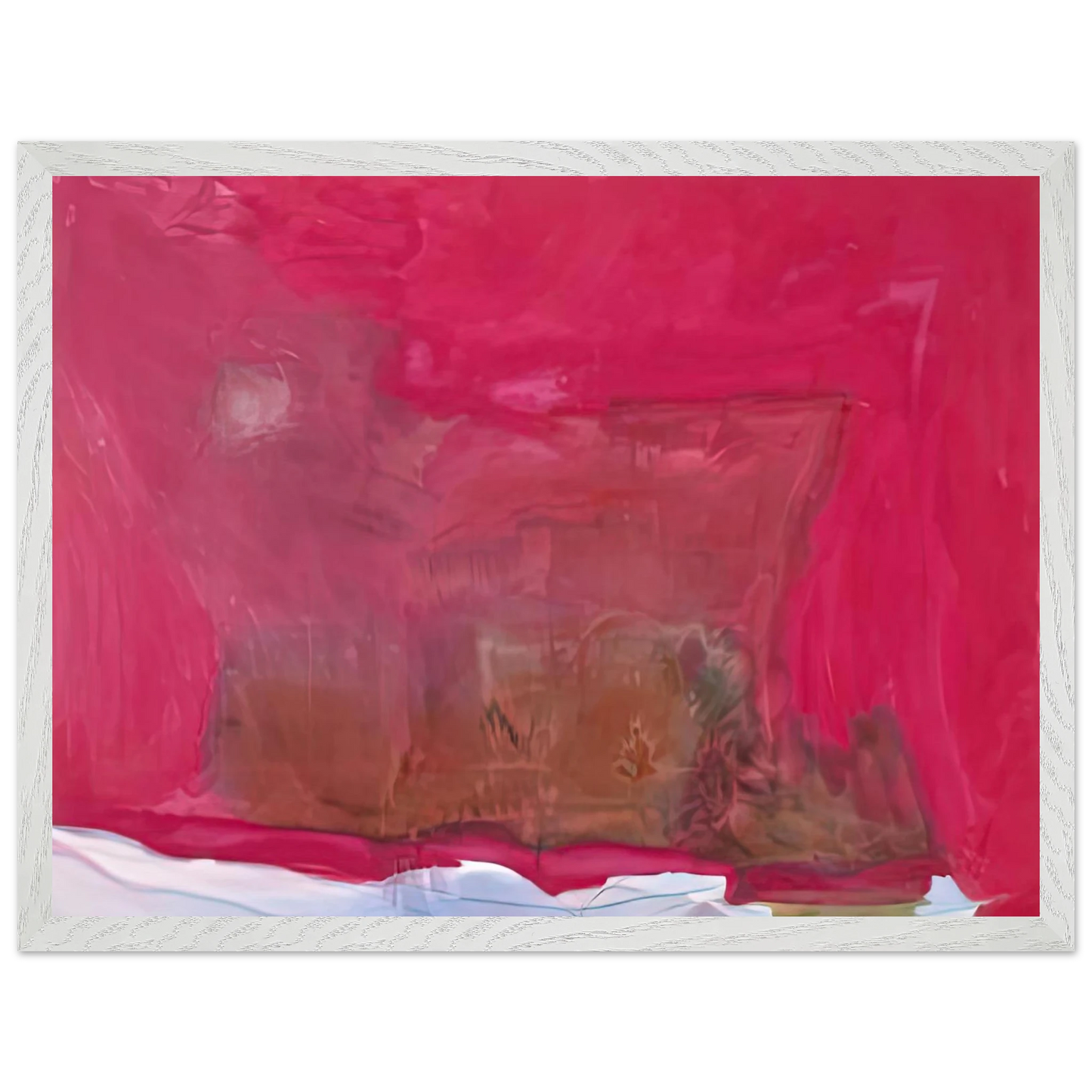 Helen Frankenthaler - Renaissance, 1971- Wall Art - 30x40 cm / 12x16 inches - Premium Wooden Framed Poster With Fine Art Paper-canvas - White frame