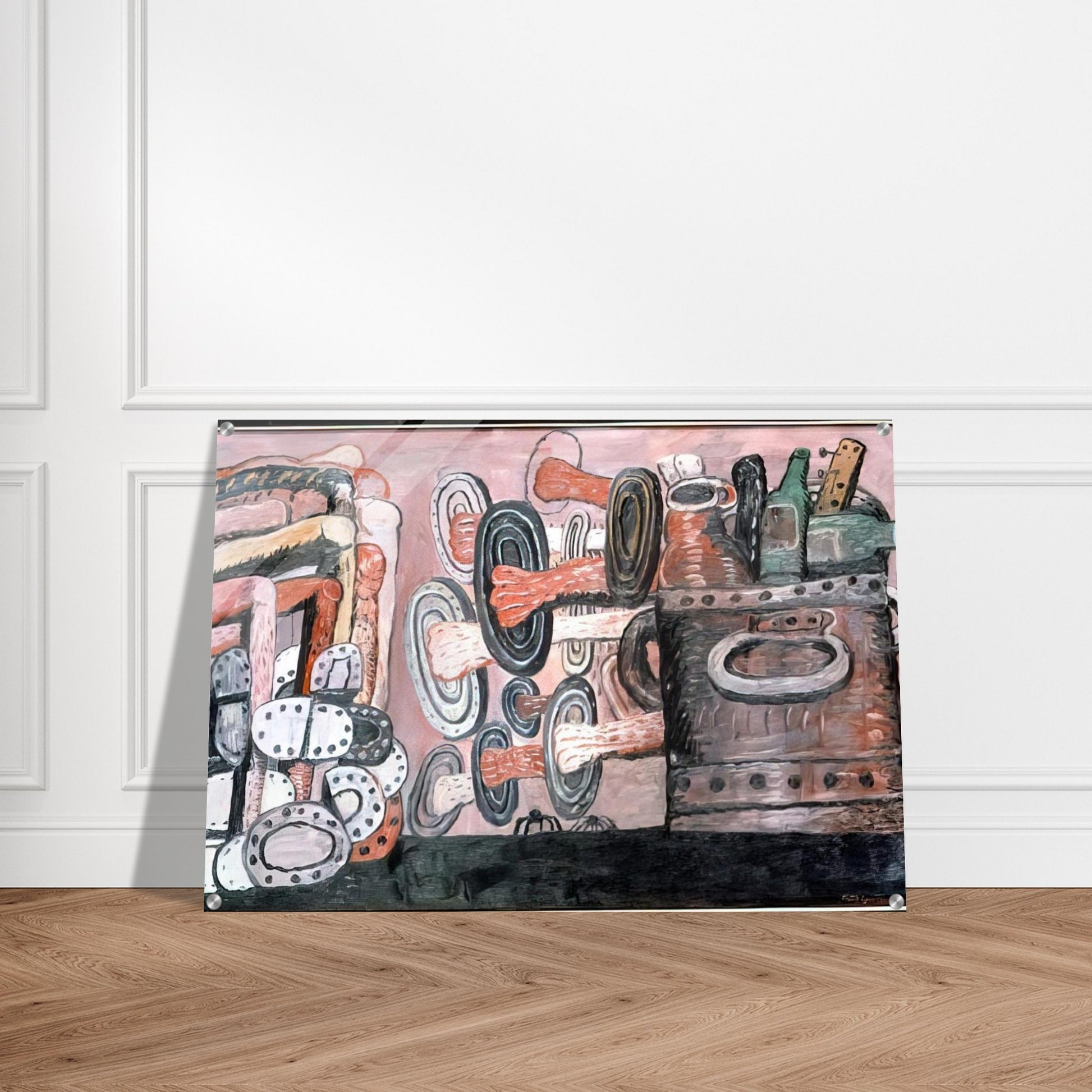 THE STREET 1977 - Philip Guston Acrylic Print - 70x100 cm / 28x40″ inches