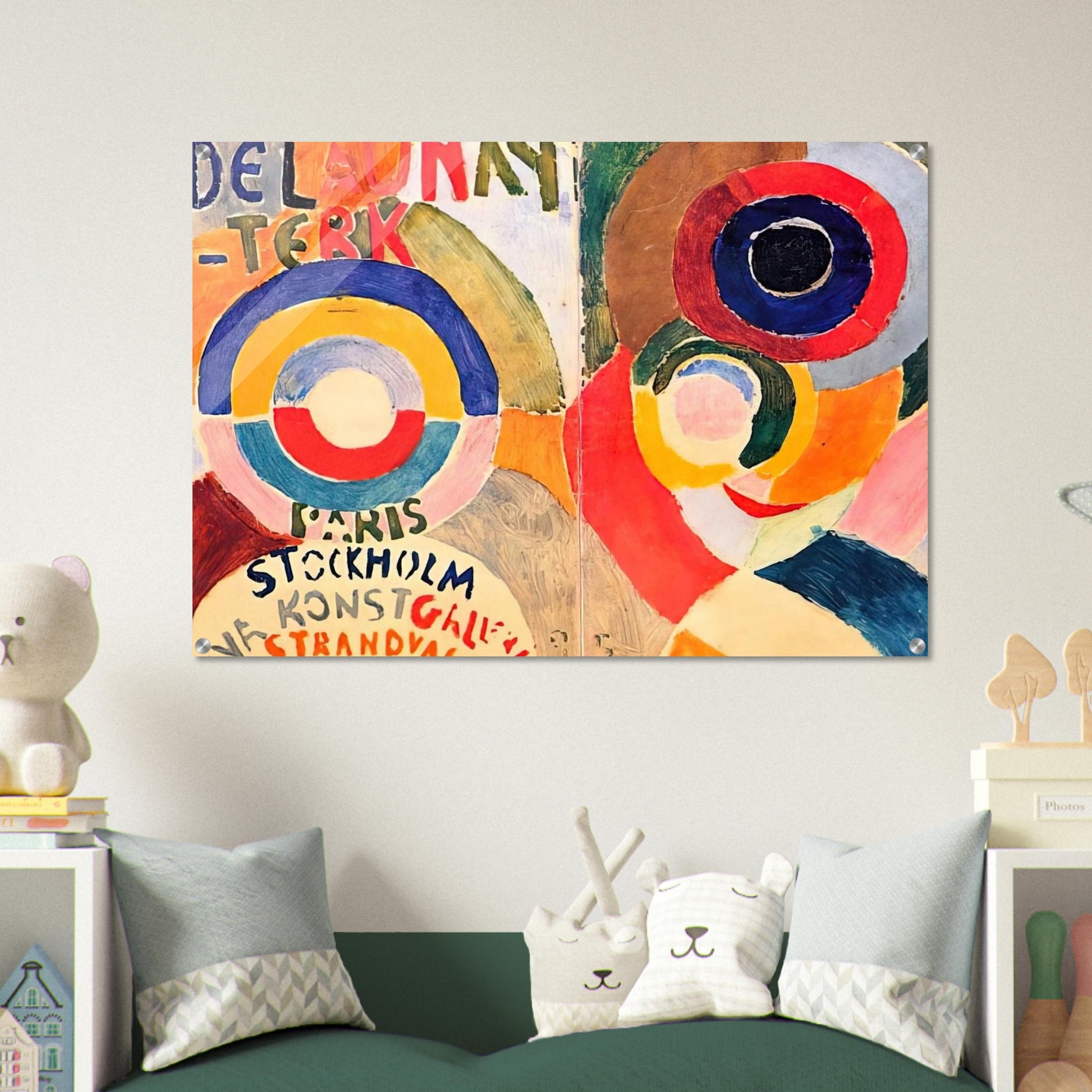 MODERNISM - Sonia Delaunay Acrylic Print - 70x100 cm / 28x40″ inches