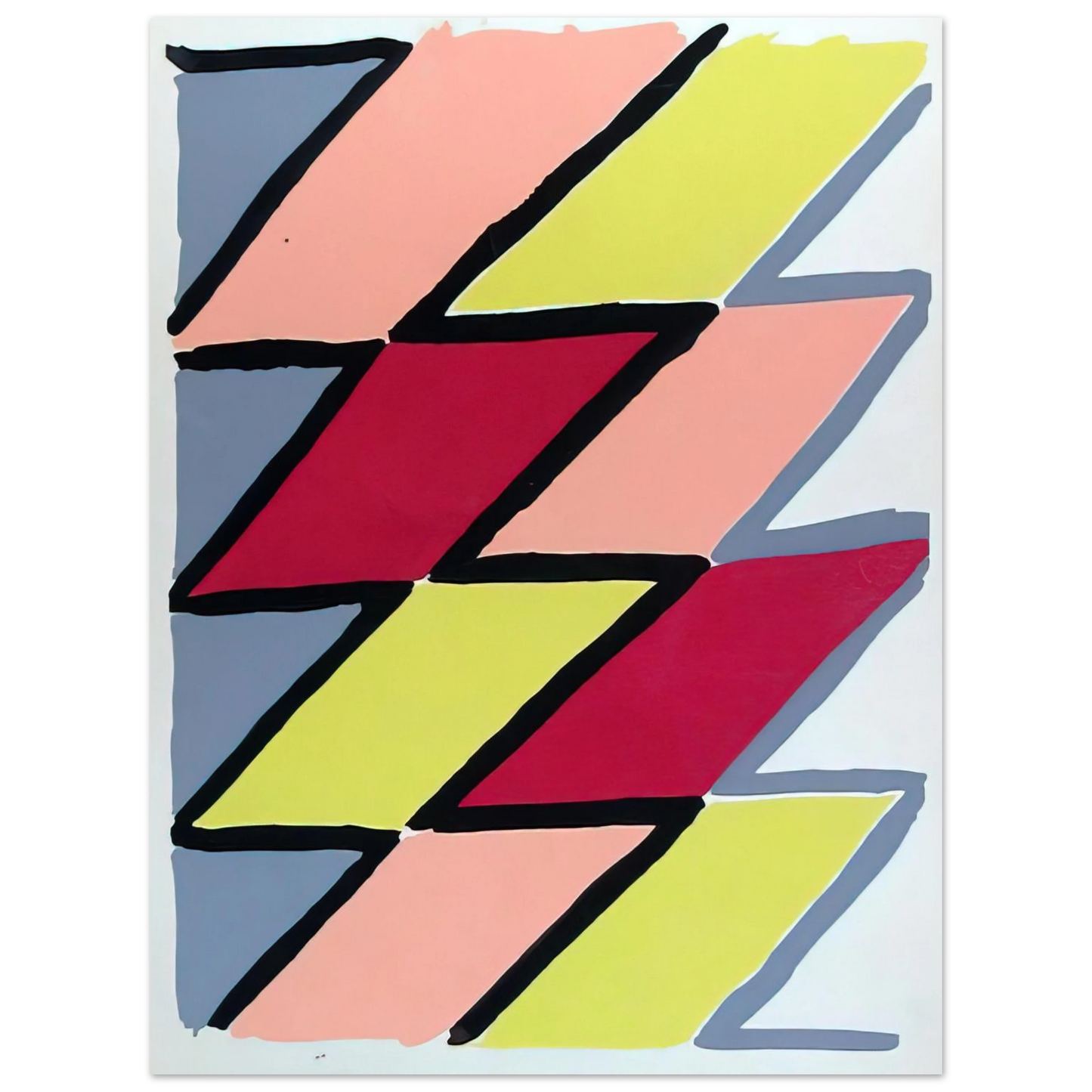 Sonia Delaunay - COMPOSITION 22  75x100 cm / 30x40inches Fine Art Poster
