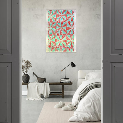 COMPOSITION 16 - Sonia Delaunay Brushed Aluminum Print - 70x100 cm / 28x40 inches | Sonia Delaunay Aluminum Print | Sonia Delaunay Prints