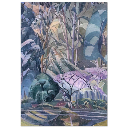 Trees - 1927 - Grace Cossington Smith Brushed Aluminum Print - 70x100 cm / 28x40 inches | Grace Cossington Smith Aluminum Print | Grace Cossington Smith Prints
