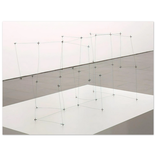 Gego - ReticulÃƒÂ¡rea cuadrada horizontal 7110 - 1971  75x100 cm / 30x40inches Fine Art Poster