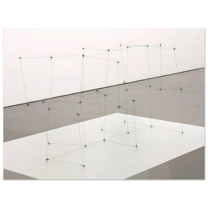 Gego - ReticulÃƒÂ¡rea cuadrada horizontal 7110 - 1971  75x100 cm / 30x40inches Fine Art Poster