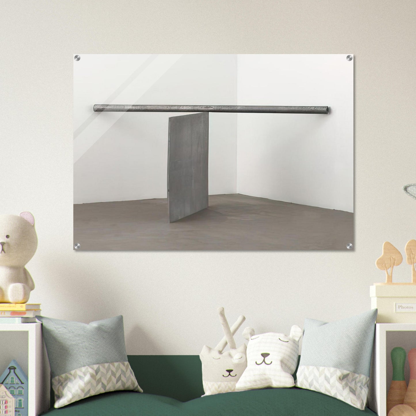 EQUAL CORNER PROP PIECE 1970 - Richard Serra Acrylic Print - 70x100 cm / 28x40″ inches