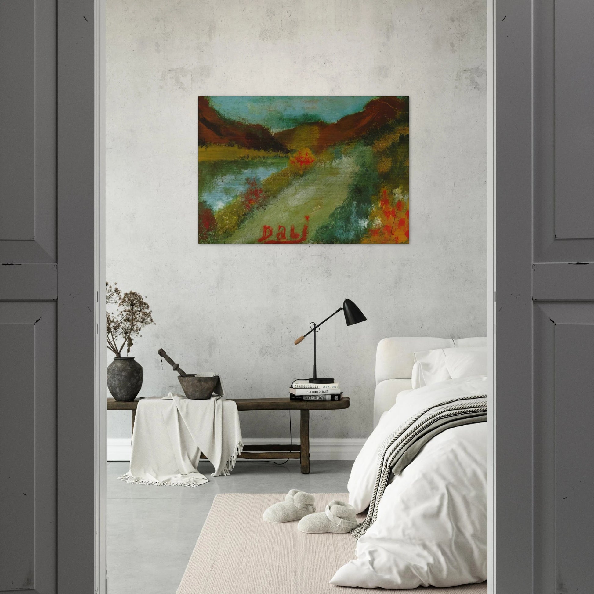 LANDSCAPE 2 - Salvador Dali Brushed Aluminum Print - 70x100 cm / 28x40 inches | Salvador Dali Aluminum Print | Salvador Dali Prints