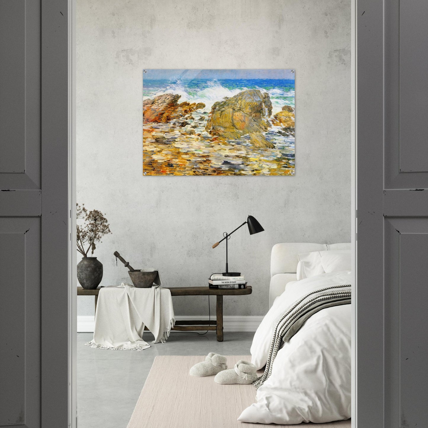 Surf, Appledore - Childe Hassam Acrylic Print - 70x100 cm / 28x40″ inches