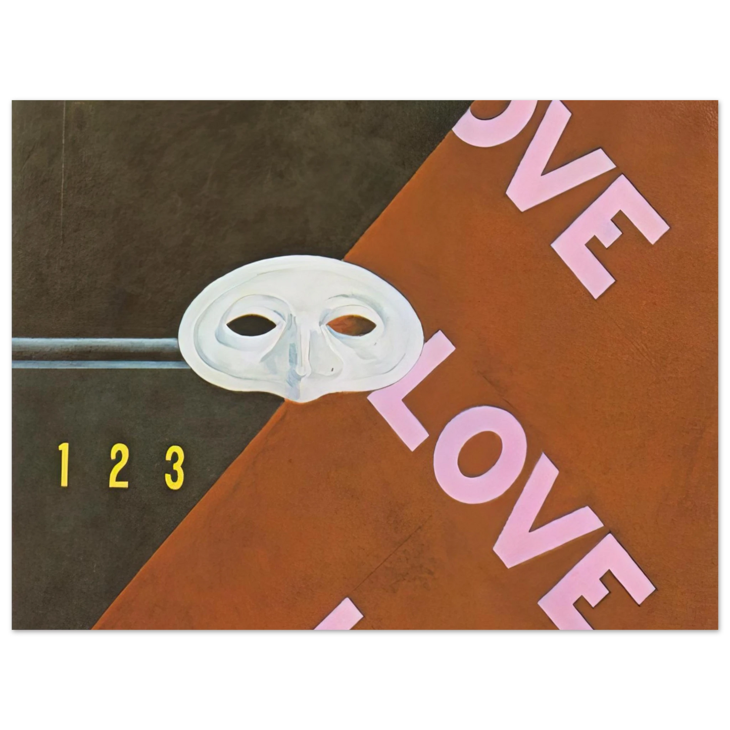 Charles Demuth - Love, Love, Love Gertrude Stein - 1928  75x100 cm / 30x40inches Fine Art Poster