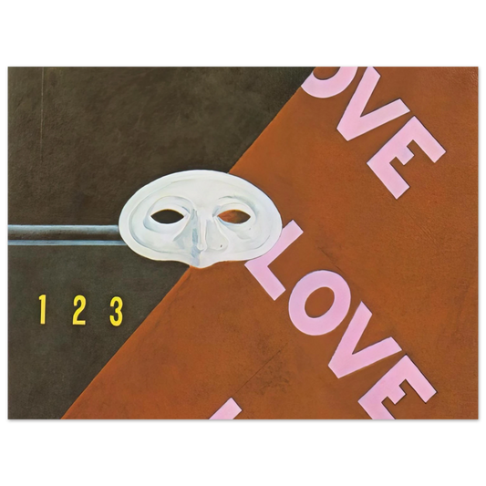 Charles Demuth - Love, Love, Love Gertrude Stein - 1928  75x100 cm / 30x40inches Fine Art Poster