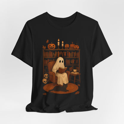 Vintage-Geisterbibliothek für Bücherliebhaber – Gruselig und stimmungsvoll für Halloween