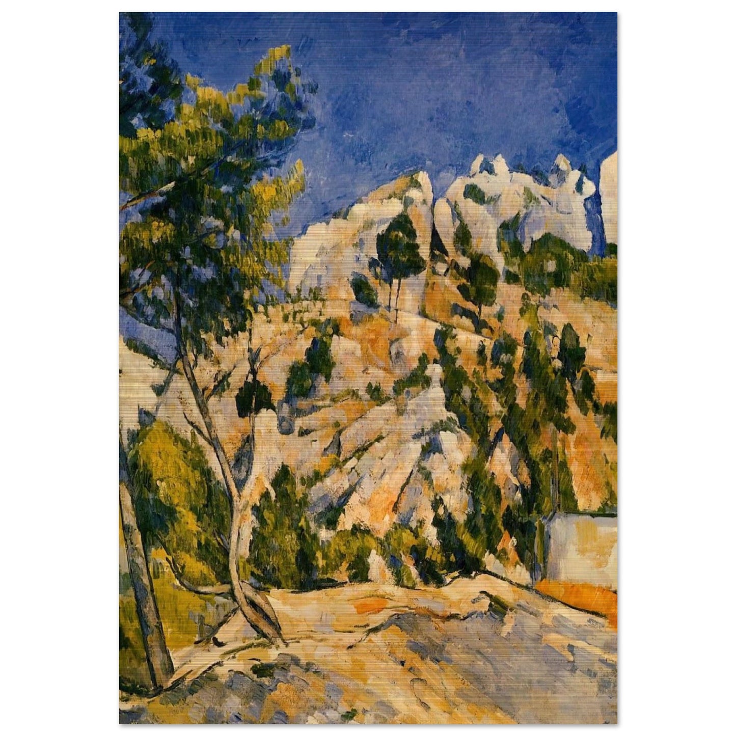 Bottom of the Ravine - Paul Cézanne Brushed Aluminum Print - 70x100 cm / 28x40 inches | Paul Cézanne Aluminum Print | Paul Cézanne Prints