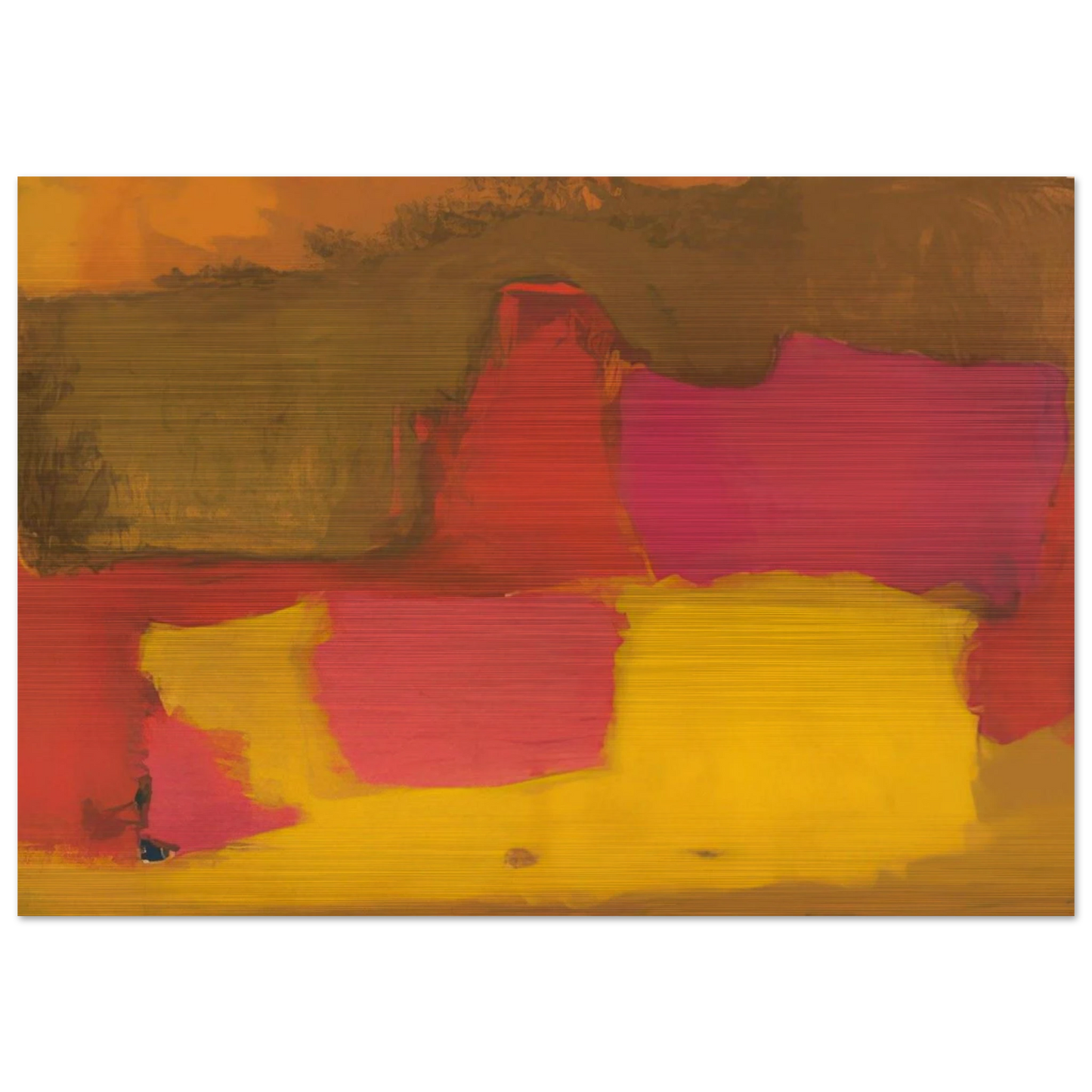 AWAY 1964 - Esteban Vicente Brushed Aluminum Print - 70x100 cm / 28x40 inches | Esteban Vicente Aluminum Print | Esteban Vicente Prints