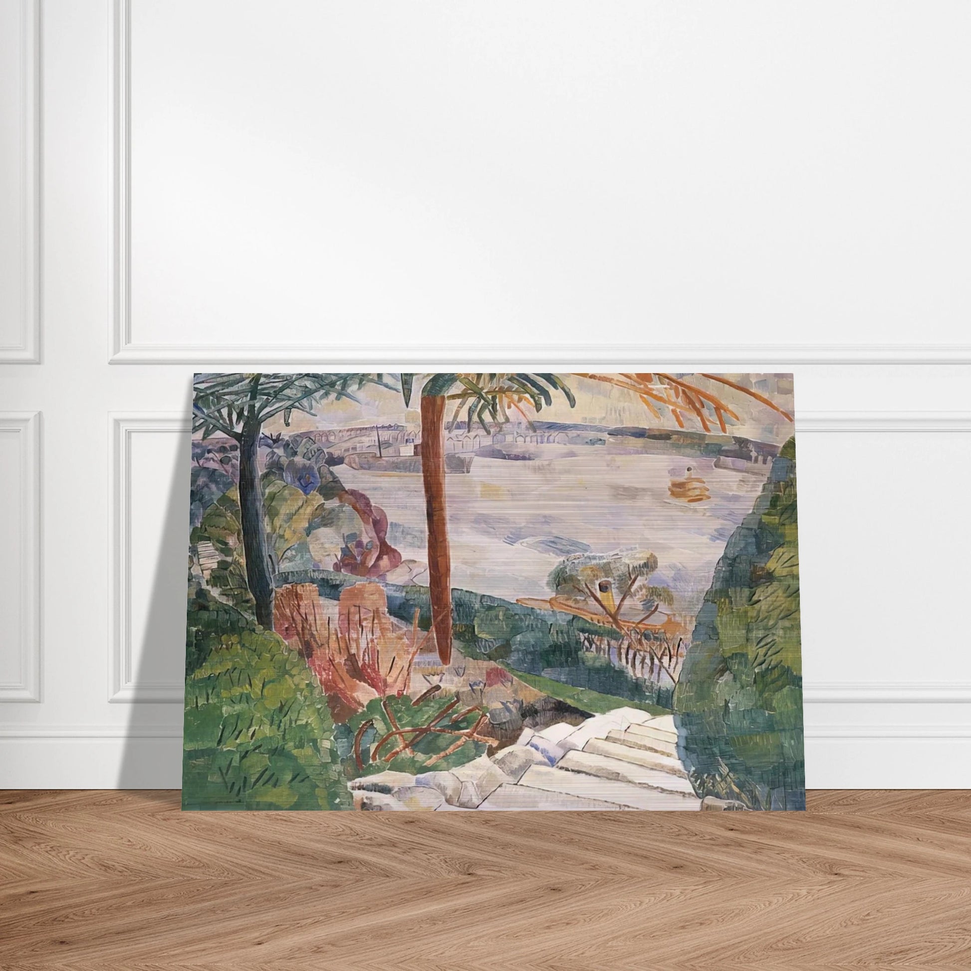 Harbour from Kirribilli - 1937 - Grace Cossington Smith Brushed Aluminum Print - 70x100 cm / 28x40 inches | Grace Cossington Smith Aluminum Print | Grace Cossington Smith Prints