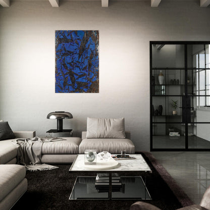 Mariale - Tachisme - Simon Hantai Brushed Aluminum Print - 70x100 cm / 28x40 inches | Simon Hantai Aluminum Print | Simon Hantai Prints