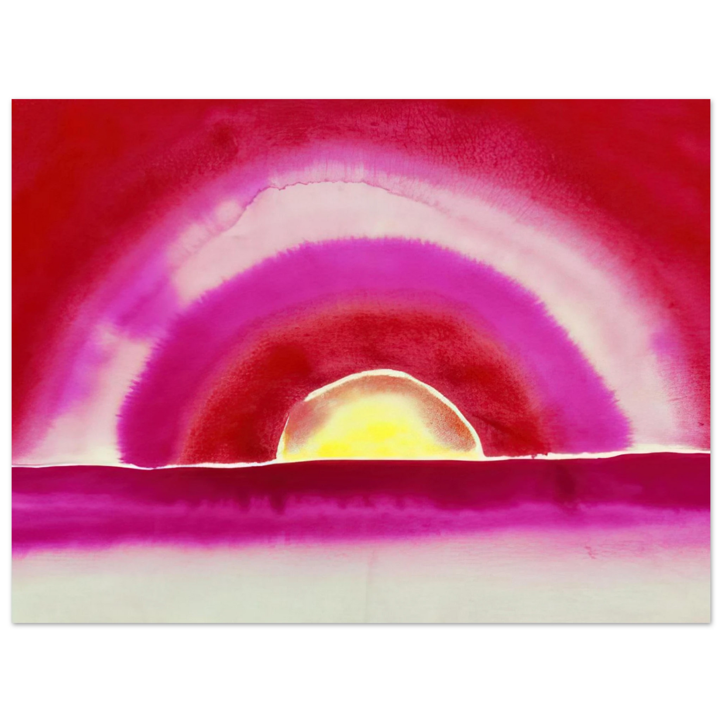 Georgia O'Keeffe - Sunrise Fine Art Poster