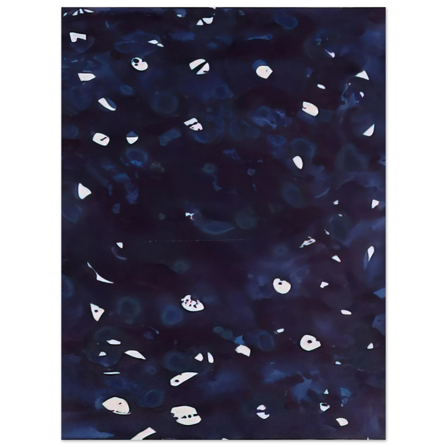 Sam Francis - Untitled  Dark Blue-Green   75x100 cm / 30x40inches Fine Art Poster