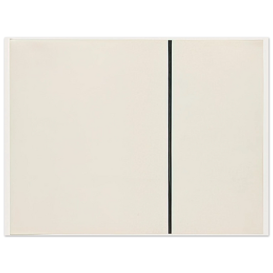 Ellsworth Kelly - Vertical Line from the series Line Form Color  75x100 cm / 30x40inches Fine Art Poster