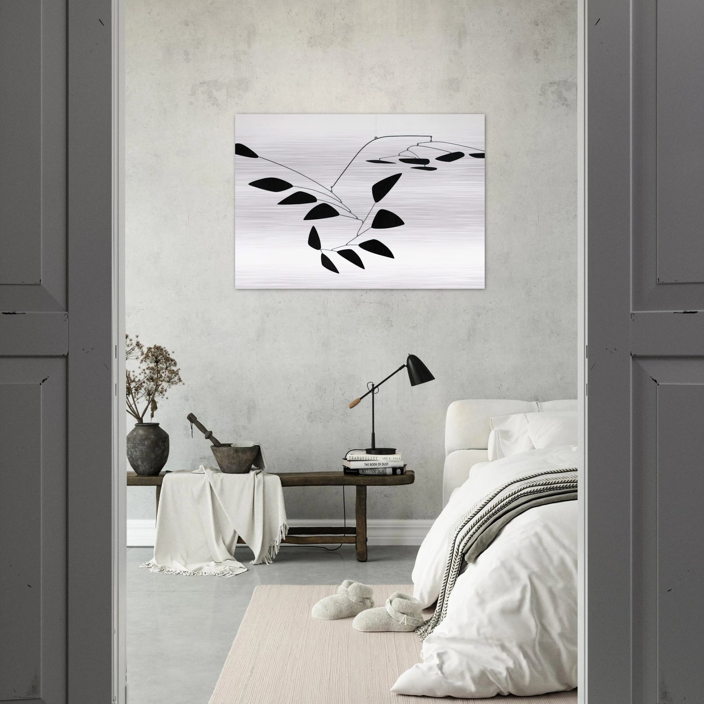 THE Y 1960 - Alexander Calder Brushed Aluminum Print - 70x100 cm / 28x40 inches | Alexander Calder Aluminum Print | Alexander Calder Prints