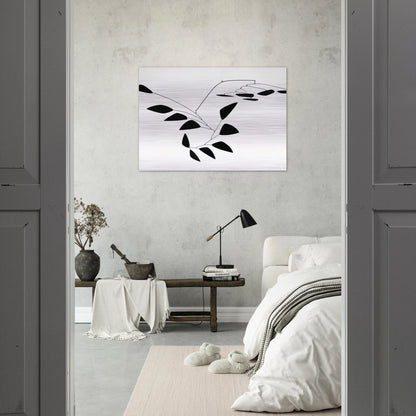THE Y 1960 - Alexander Calder Brushed Aluminum Print - 70x100 cm / 28x40 inches | Alexander Calder Aluminum Print | Alexander Calder Prints